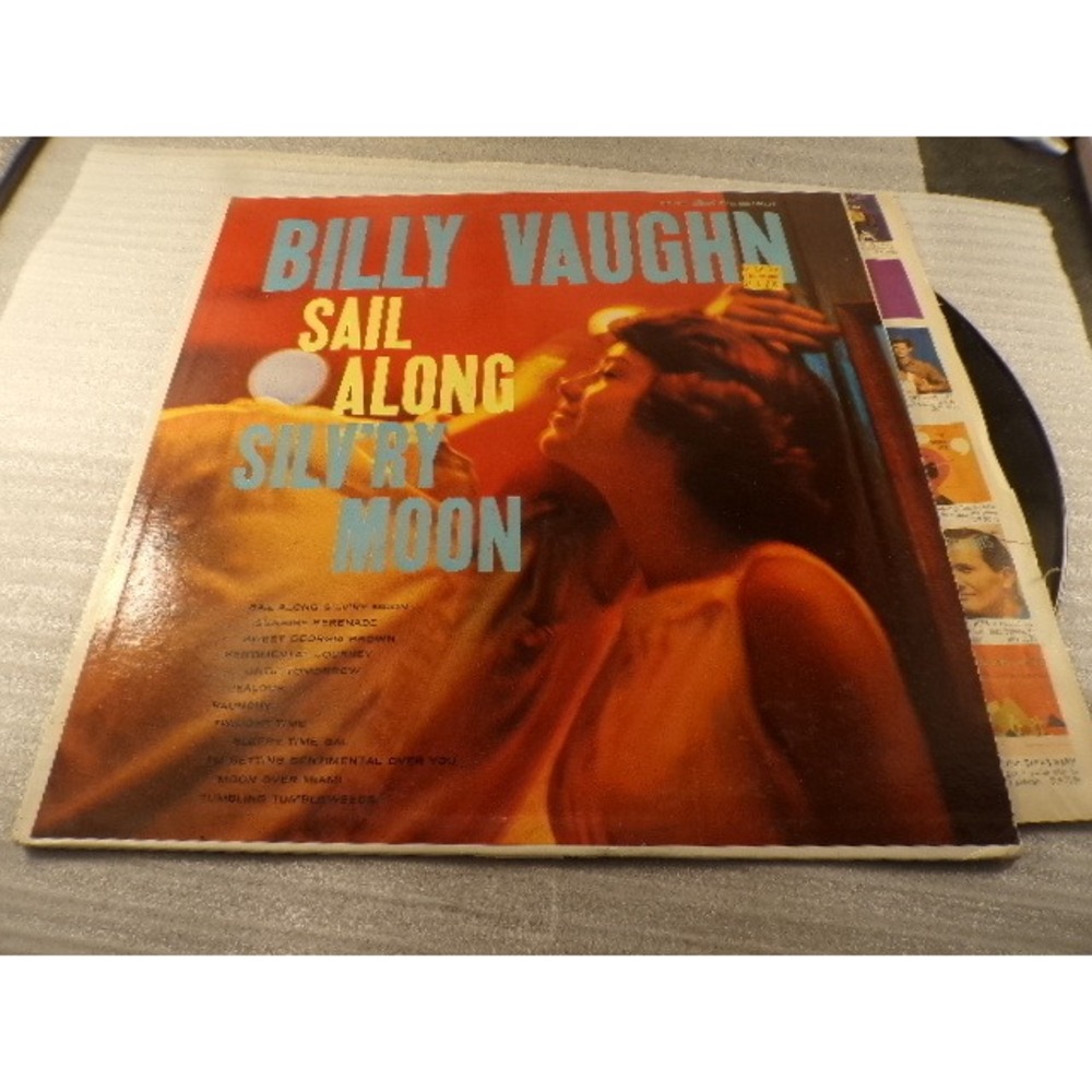 Billy Vaughn Sail Along Silvry Moon Vinyl LP Dot Records DLP 3082 1958 Vintage